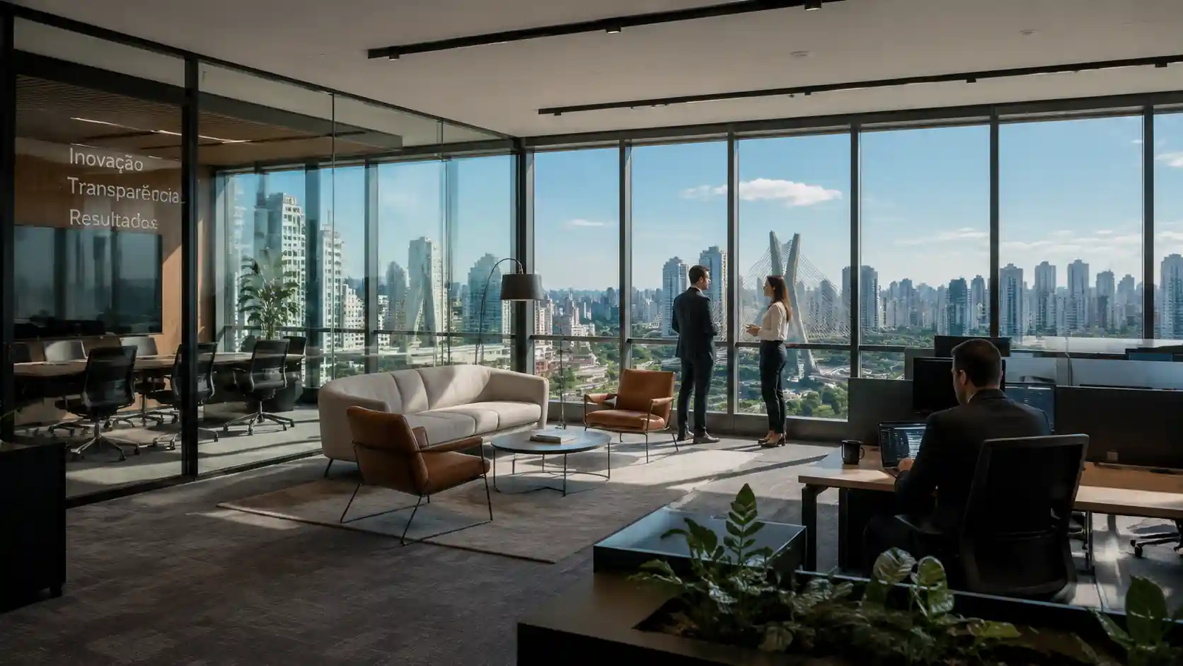 Edifício comercial moderno em São Paulo para investimento 2026