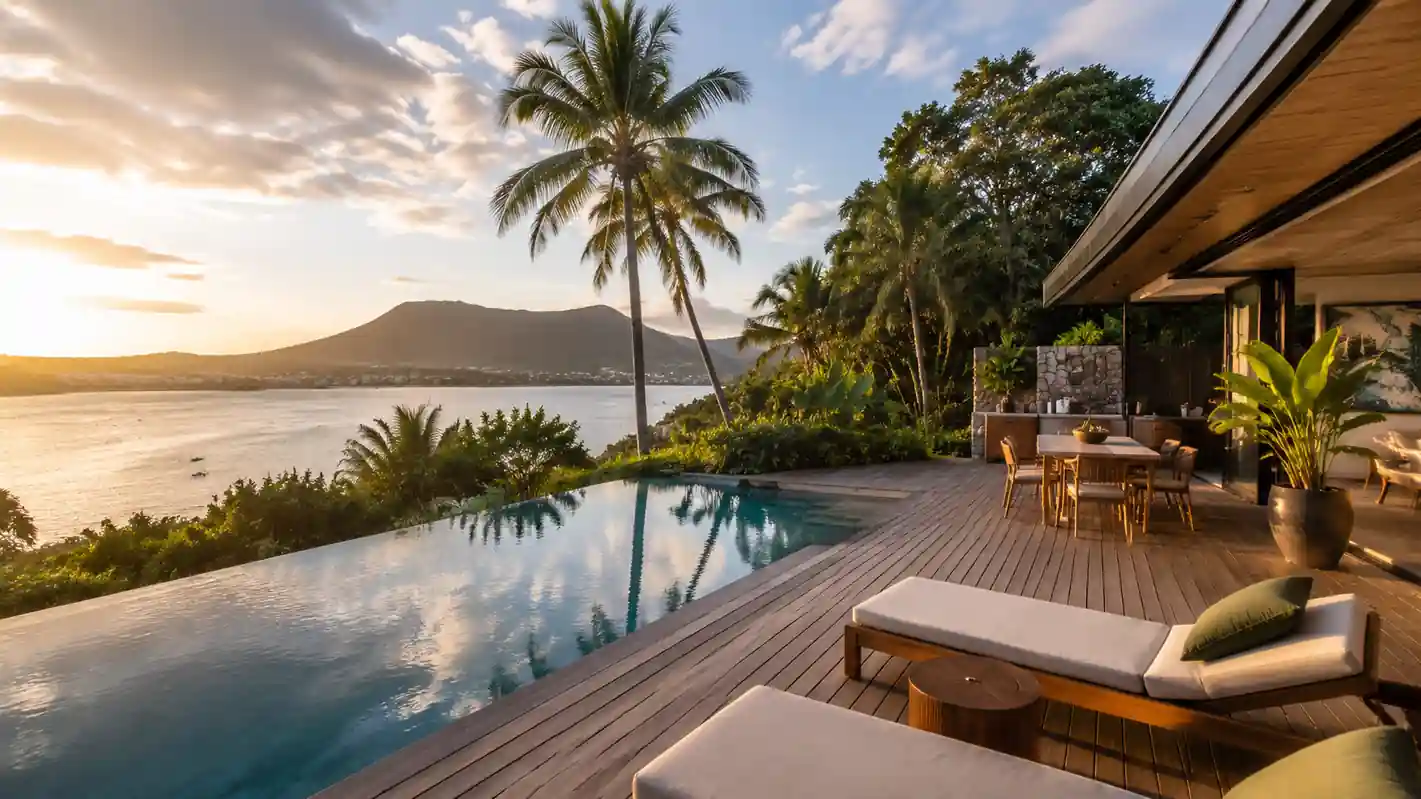 Casa com deck na Lagoa da Conceição